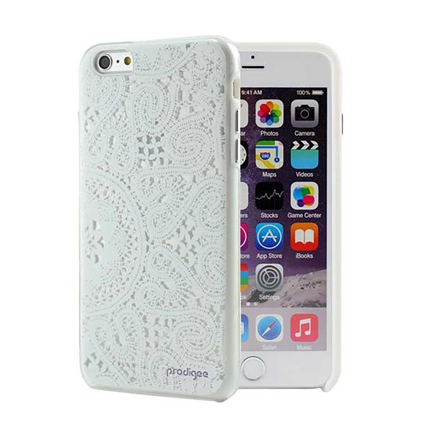 Funda Prodigee Show Lace para iPhone 6 Plus color Blanco