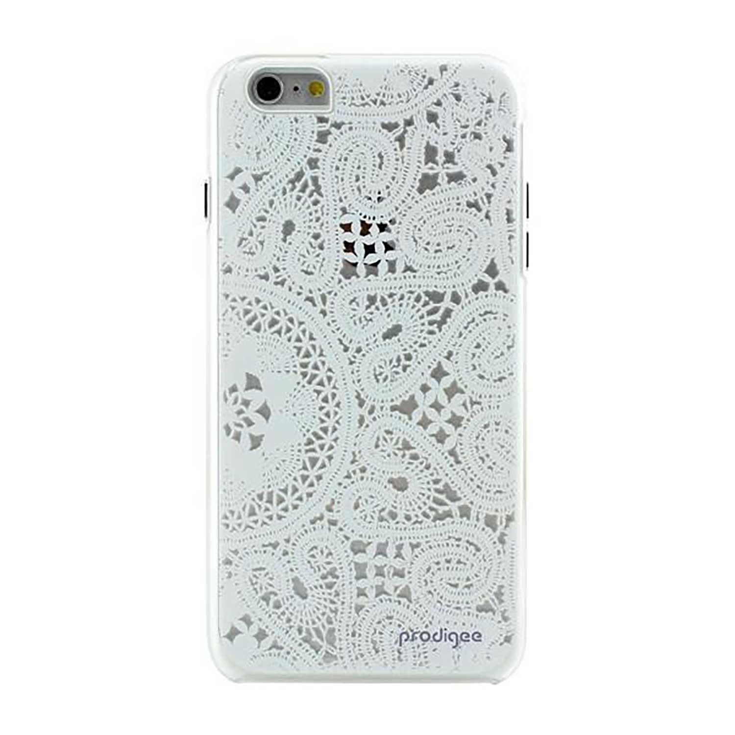 Foto 3 pulgar | Funda Prodigee Show Lace para iPhone 6 Plus color Blanco
