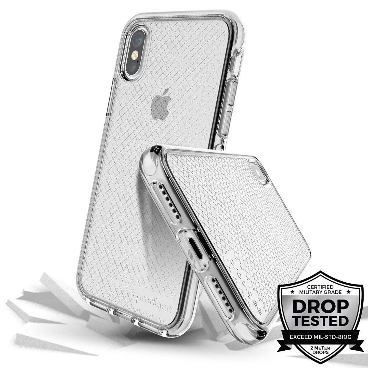 Foto 4 pulgar | Funda Prodigee Safetee para iPhone X y Xs color Plateado