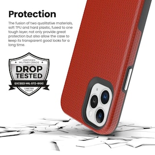 Foto 3 | Funda Prodigee Rockee para iPhone 12 Pro Max color Rojo