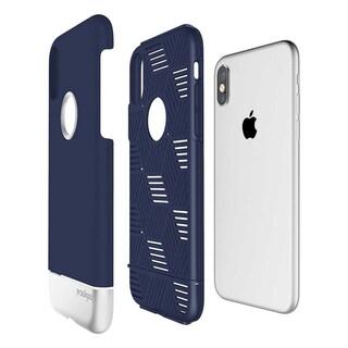 Foto 2 | Funda Prodigee Fit para iPhone X y Xs color Azul con Plateado