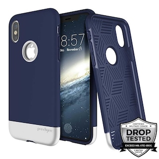 Foto 3 | Funda Prodigee Fit para iPhone X y Xs color Azul con Plateado