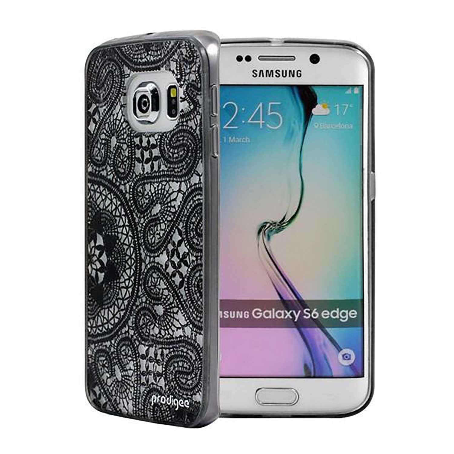 Funda Prodigee Lace para Samsung S6 Edge color Negro