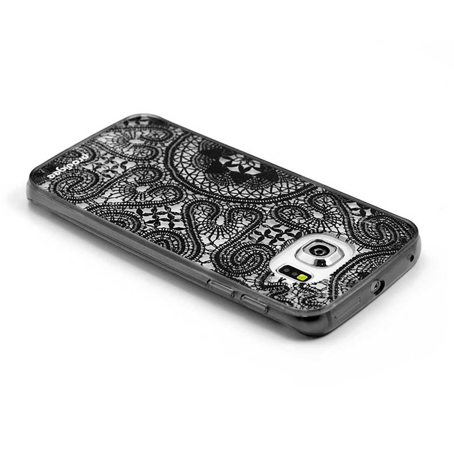 Foto 4 pulgar | Funda Prodigee Lace para Samsung S6 Edge color Negro
