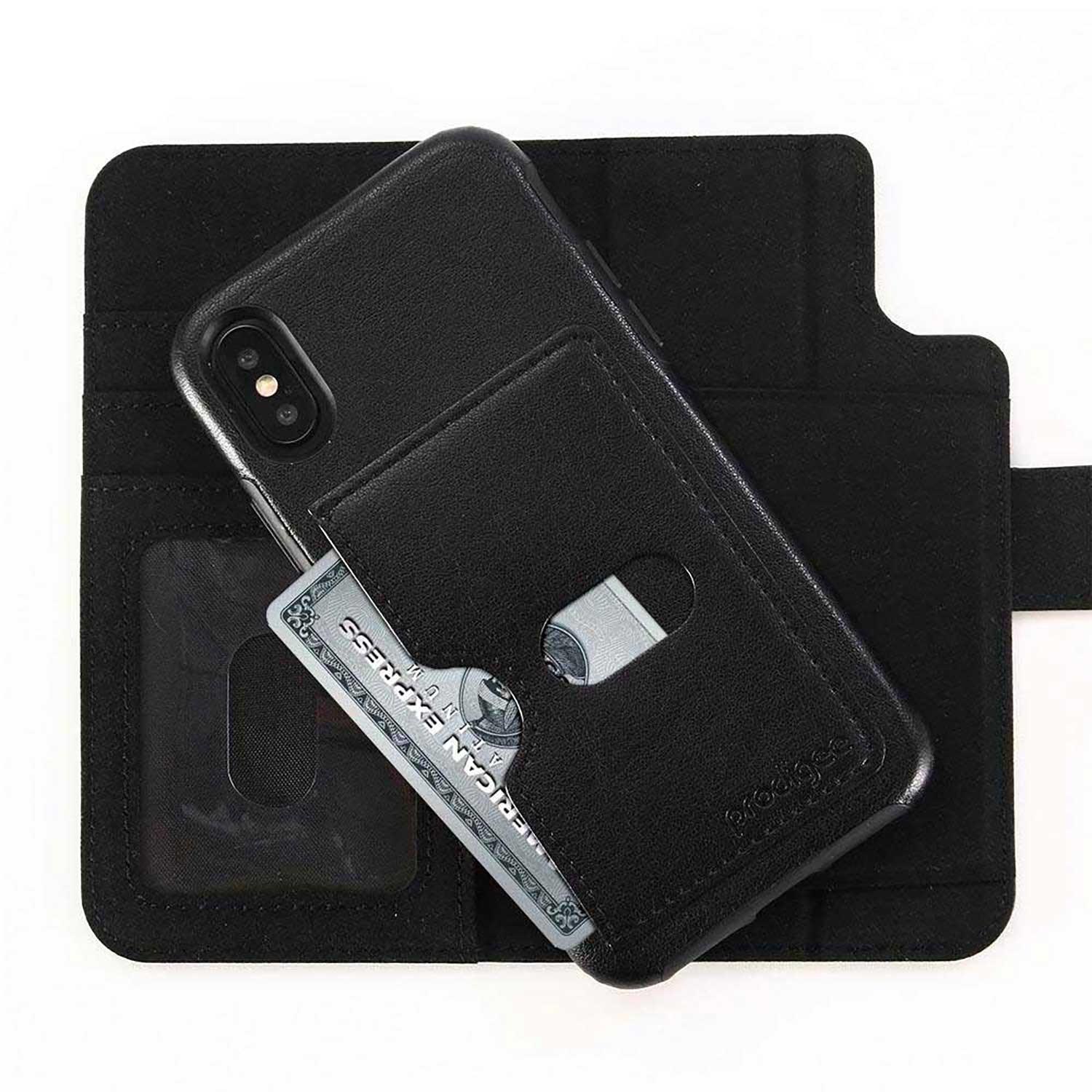 Funda Prodigee Cartera Wallegee para iPhone Xs Max color Negro