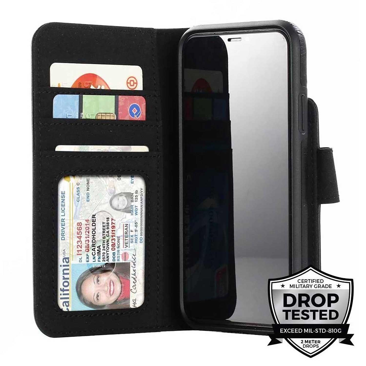 Foto 3 pulgar | Funda Prodigee Cartera Wallegee para iPhone Xs Max color Negro