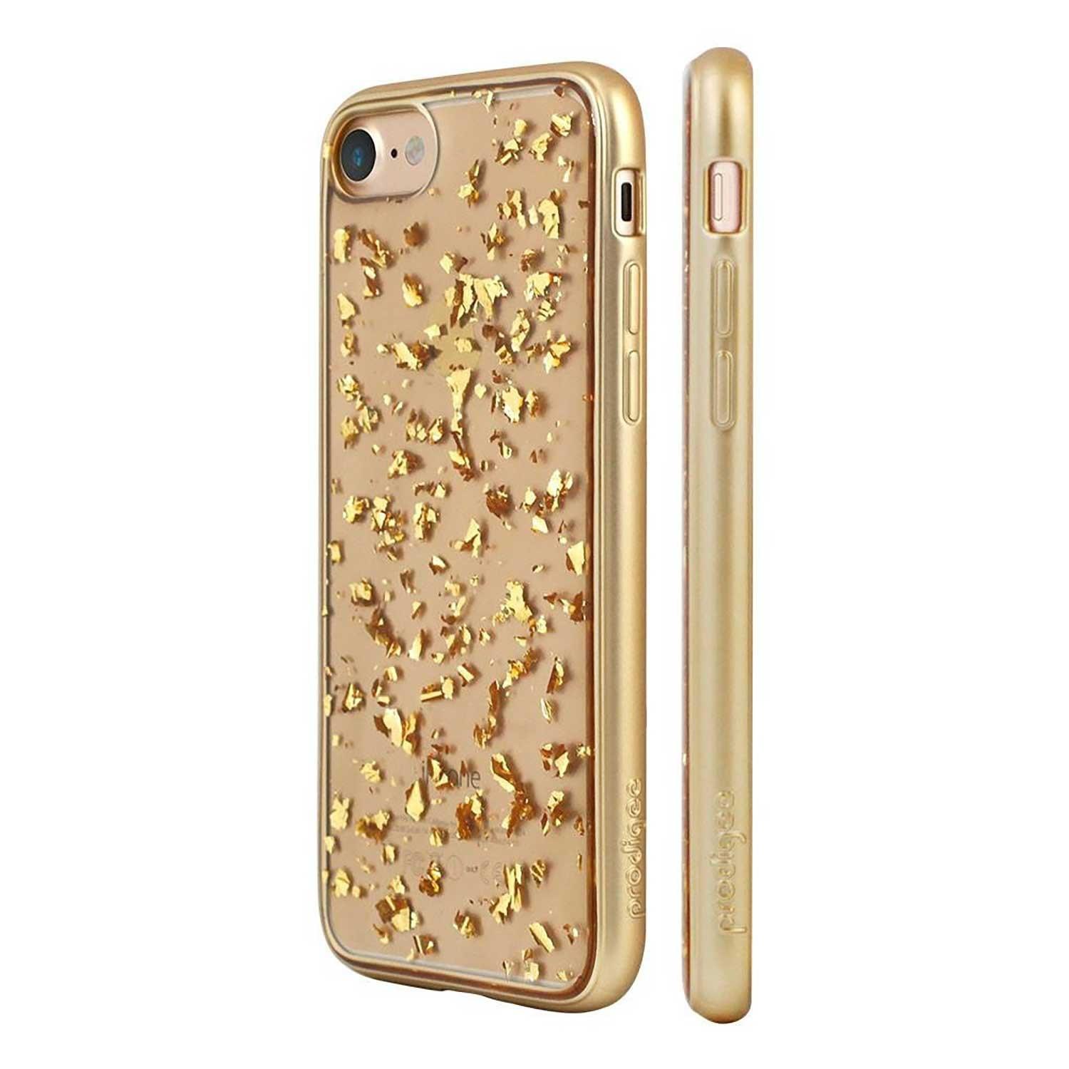 Funda Prodigee Treasure para iPhone Se y 8 color Dorado