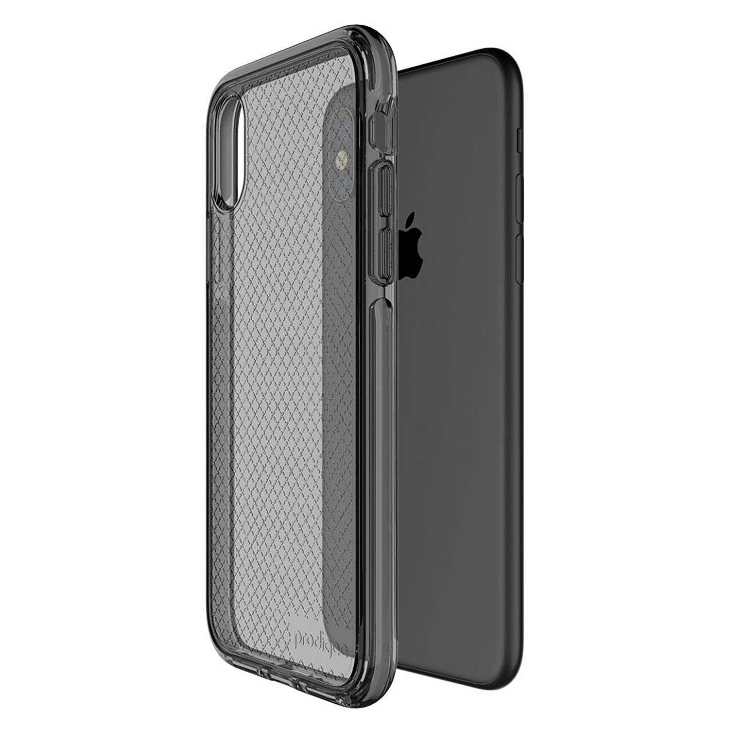 Funda Prodigee Safetee para iPhone X y Xs Humo color Negro