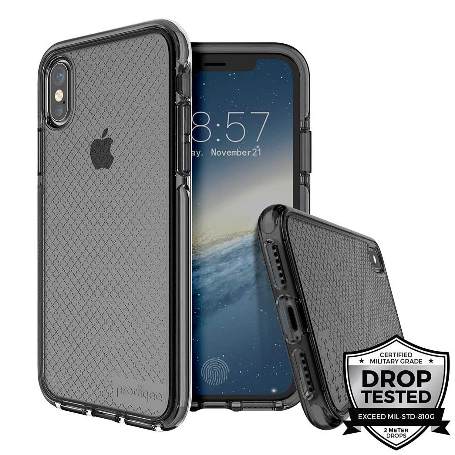 Foto 3 pulgar | Funda Prodigee Safetee para iPhone X y Xs Humo color Negro
