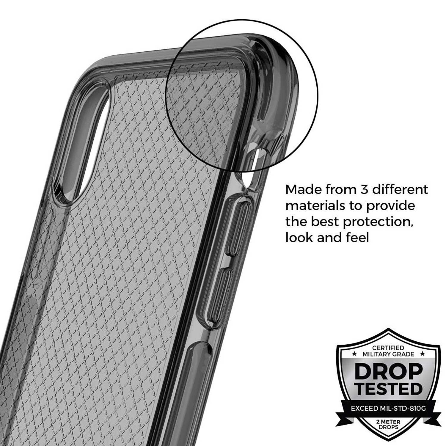 Foto 4 pulgar | Funda Prodigee Safetee para iPhone X y Xs Humo color Negro