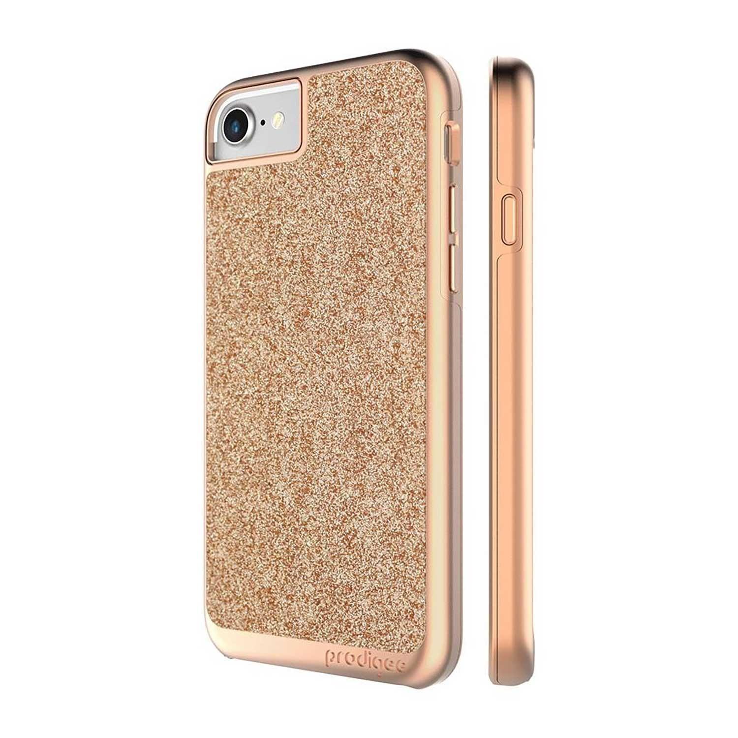 Funda Prodigee Sparkle para iPhone Se y 8 color Dorado