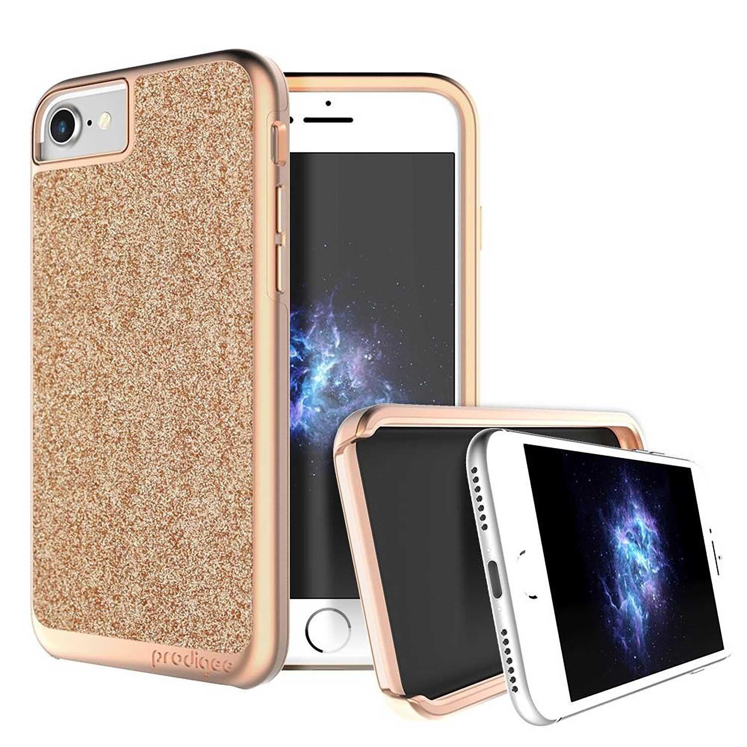Foto 3 pulgar | Funda Prodigee Sparkle para iPhone Se y 8 color Dorado