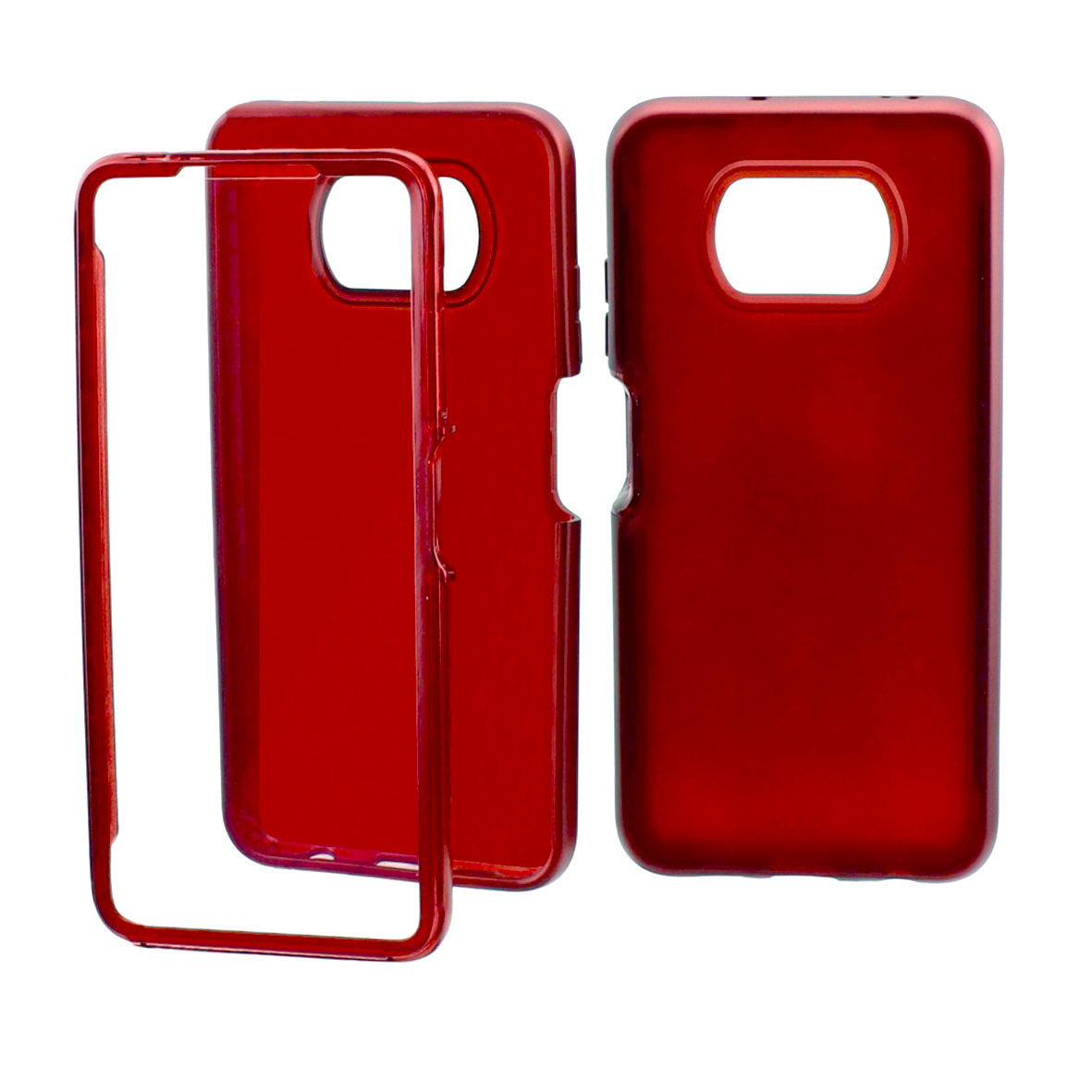Foto 2 pulgar | Funda Celular Triche Case 360 Full Cover color Vino para Xiaomi Poco X3  Material Premium Mica Incluida