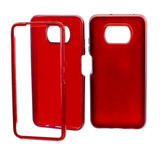 Foto 1 | Funda Celular Triche Case 360 Full Cover color Vino para Xiaomi Poco X3 Material Premium Mica Incluida
