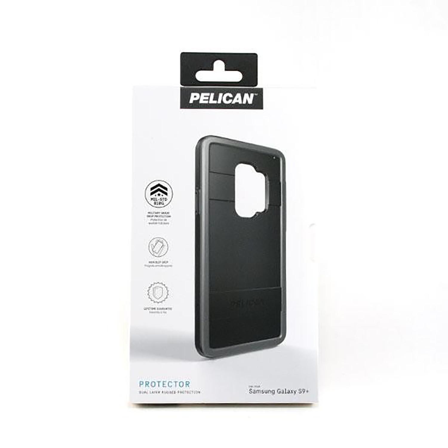 Foto 3 pulgar | Funda Pelican color Negro para Samsung S9 Plus de Uso Rudo