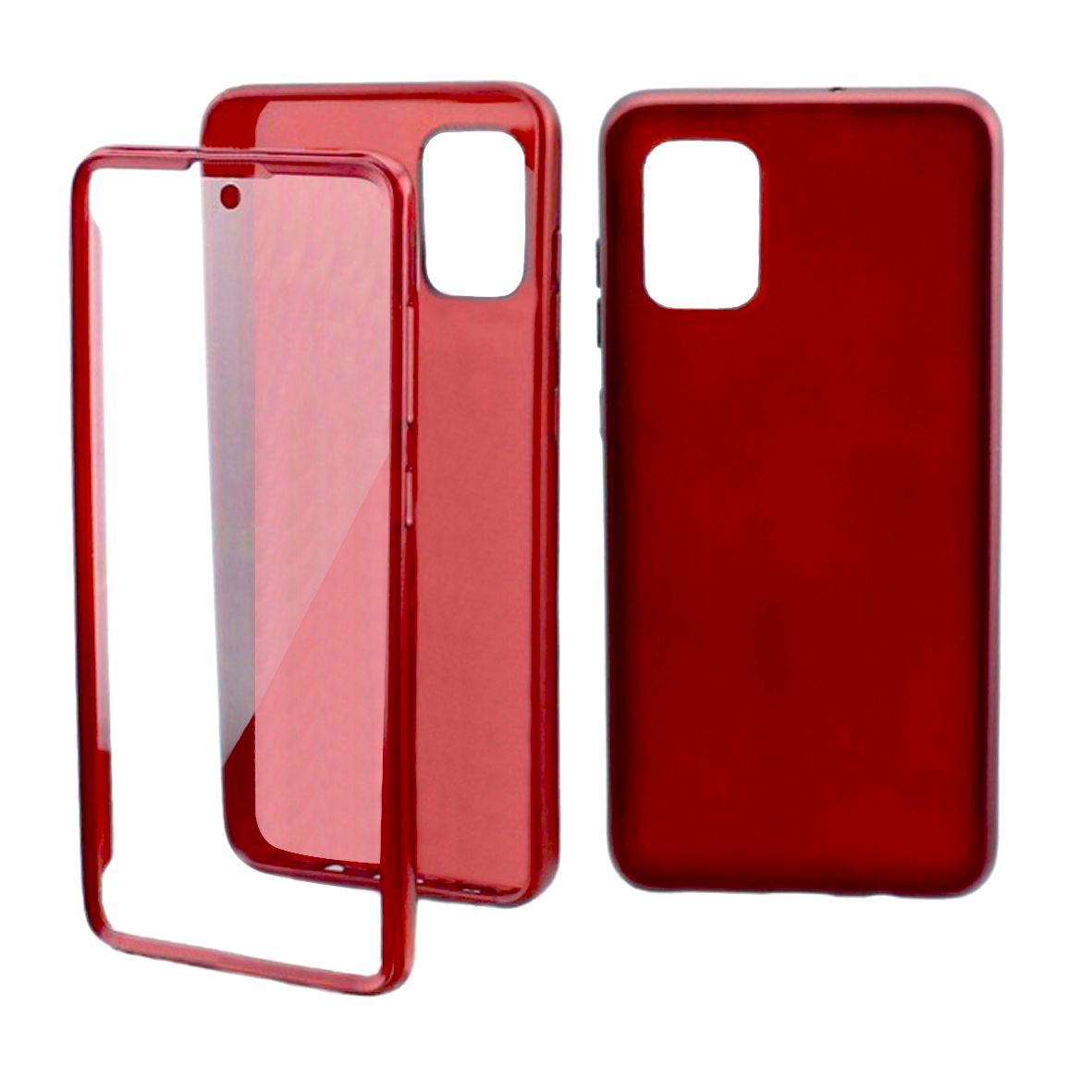Funda Celular Triche Case 360 Full Cover color Vino para Galaxy A71 / A715