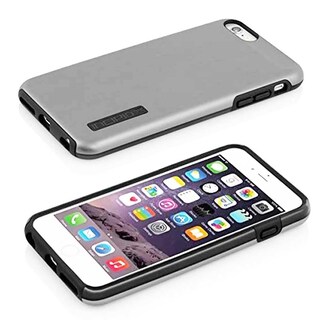 Foto 2 | Funda Incipio Dualpro Shine para iPhone 6 Plus color Negro/ Plateado