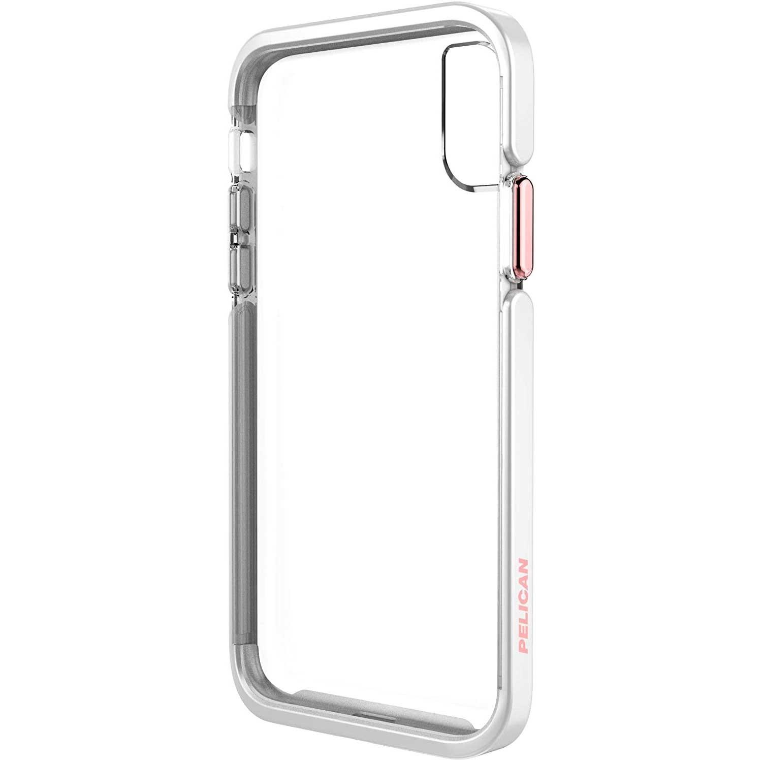 Foto 3 pulgar | Funda Pelican Ambassador para iPhone X y Xs Transparente/ Rosa
