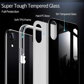 Foto 2 | Funda Esr Mimic Cristal para iPhone Xr color Negro