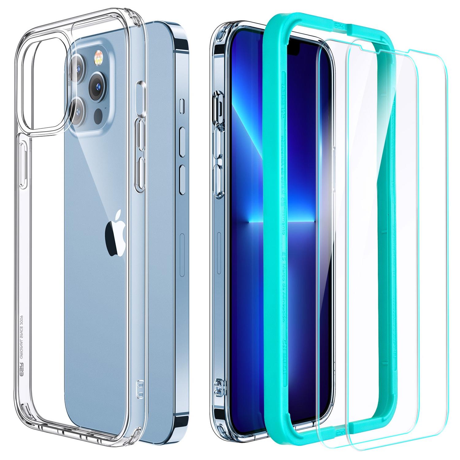 Funda ESR Hybrid Case para iPhone 13 Pro Max con 2 Micas Cristal Transparente