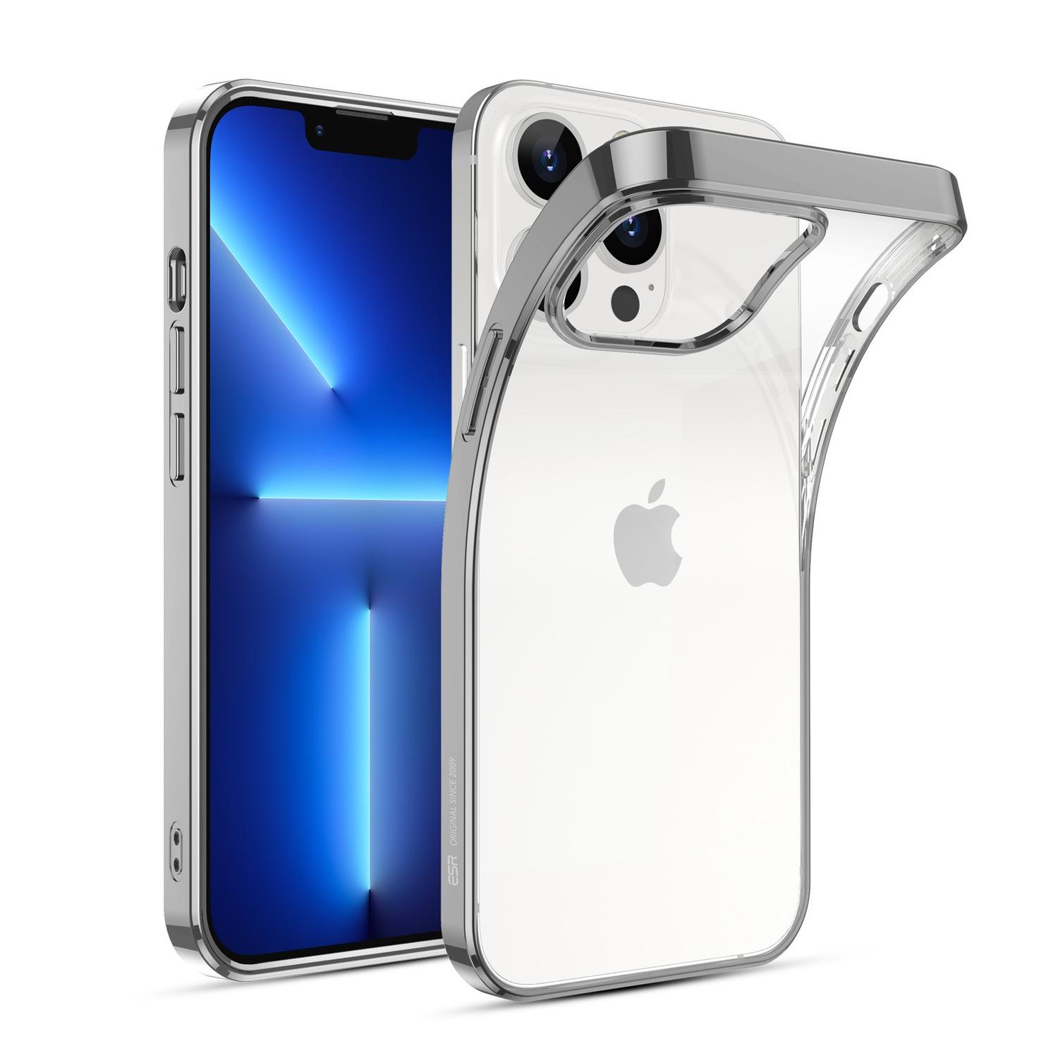 Funda ESR Project Zero para iPhone 13 Pro Transparente con Plateado