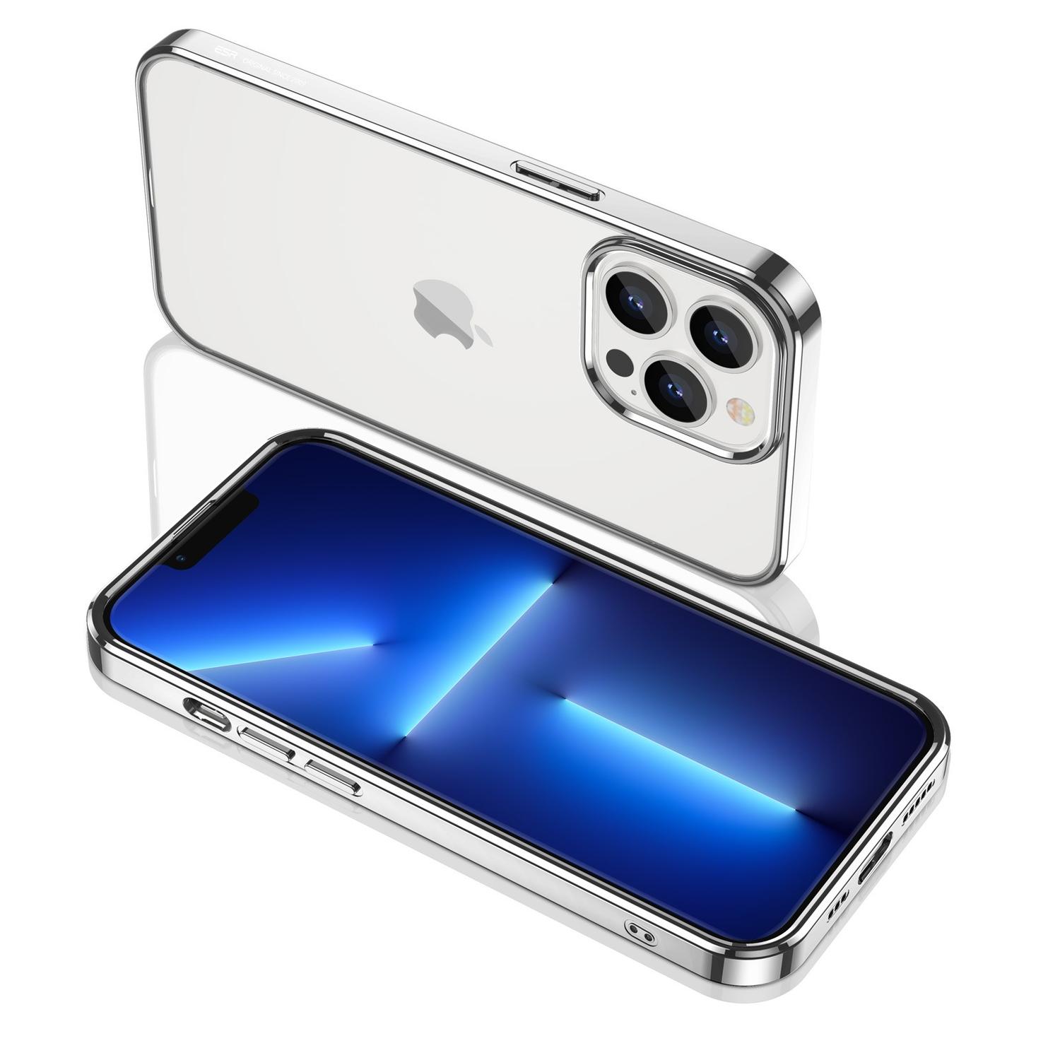 Foto 4 pulgar | Funda ESR Project Zero para iPhone 13 Pro Transparente con Plateado