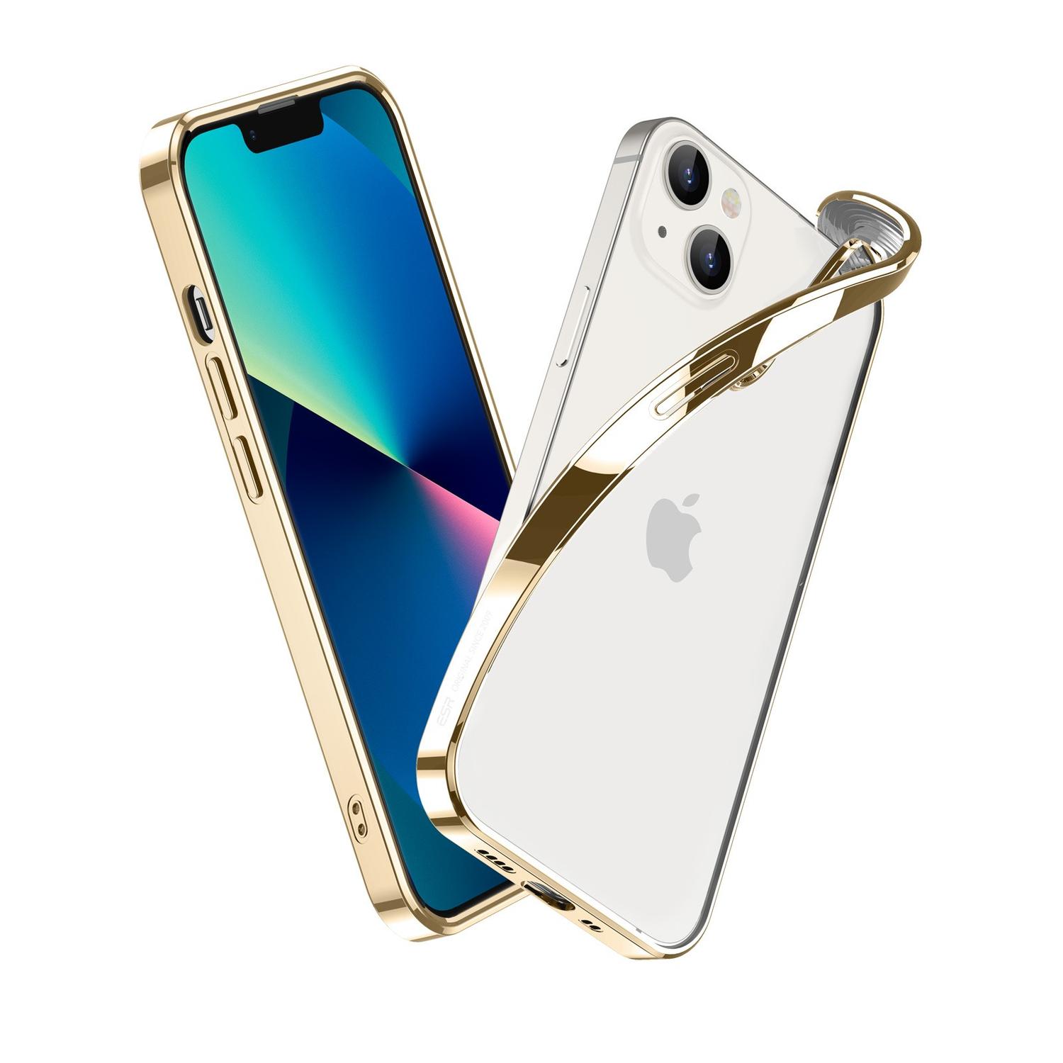 Foto 3 pulgar | Funda ESR Project Zero para iPhone 13 Transparente con Dorado