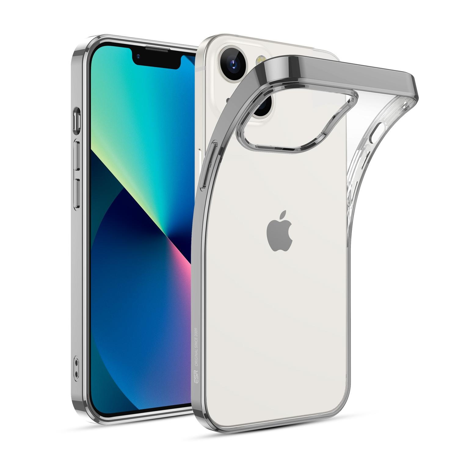 Funda ESR Project Zero para iPhone 13 Transparente con Plateado