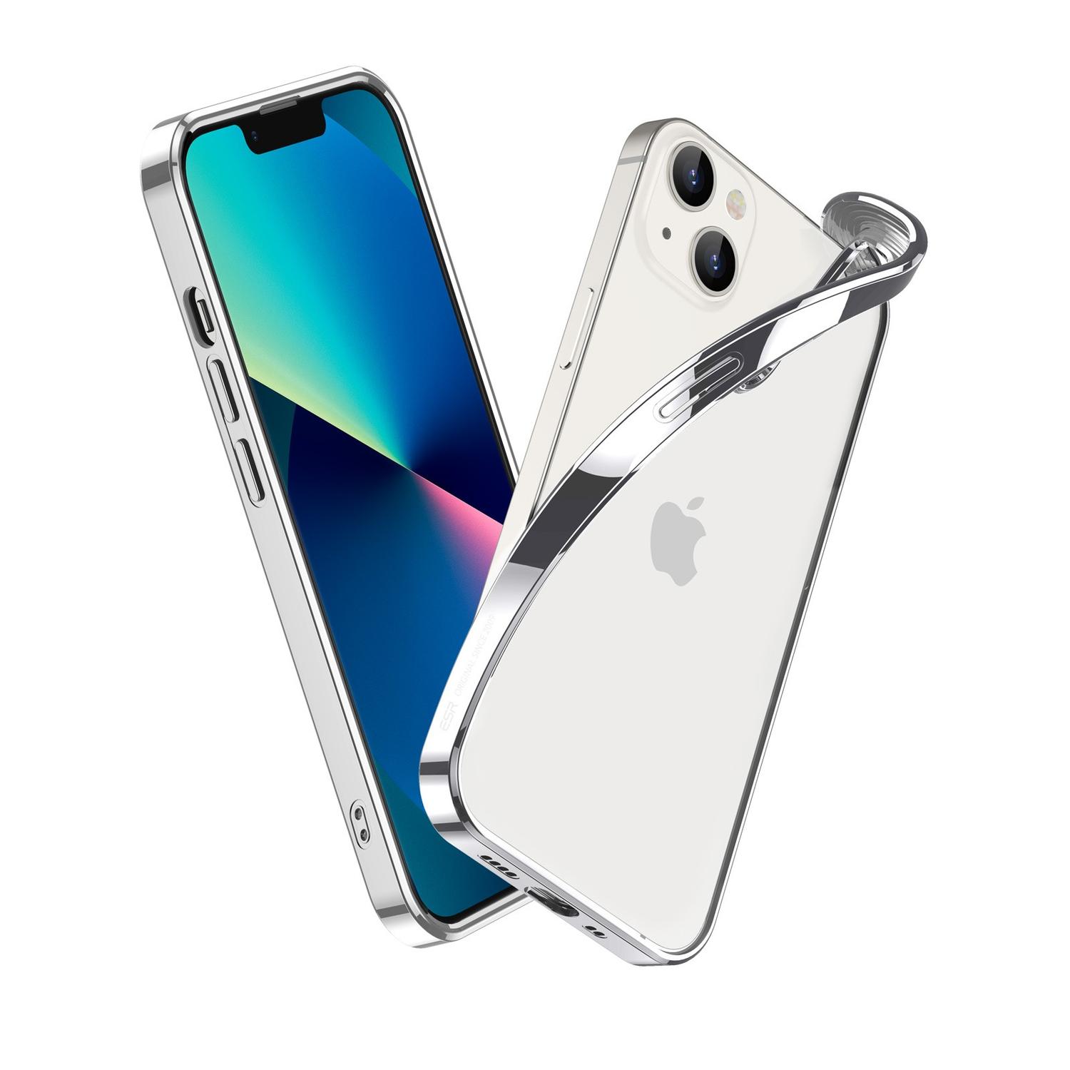 Foto 3 pulgar | Funda ESR Project Zero para iPhone 13 Transparente con Plateado