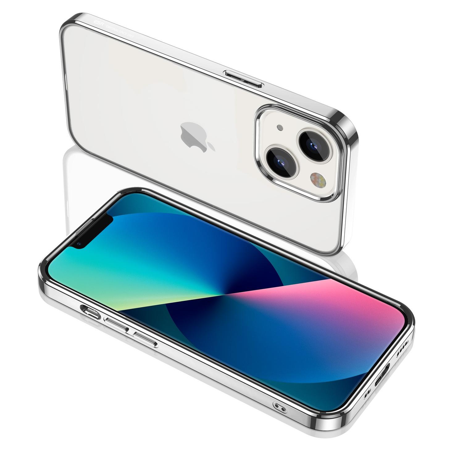 Foto 4 pulgar | Funda ESR Project Zero para iPhone 13 Transparente con Plateado
