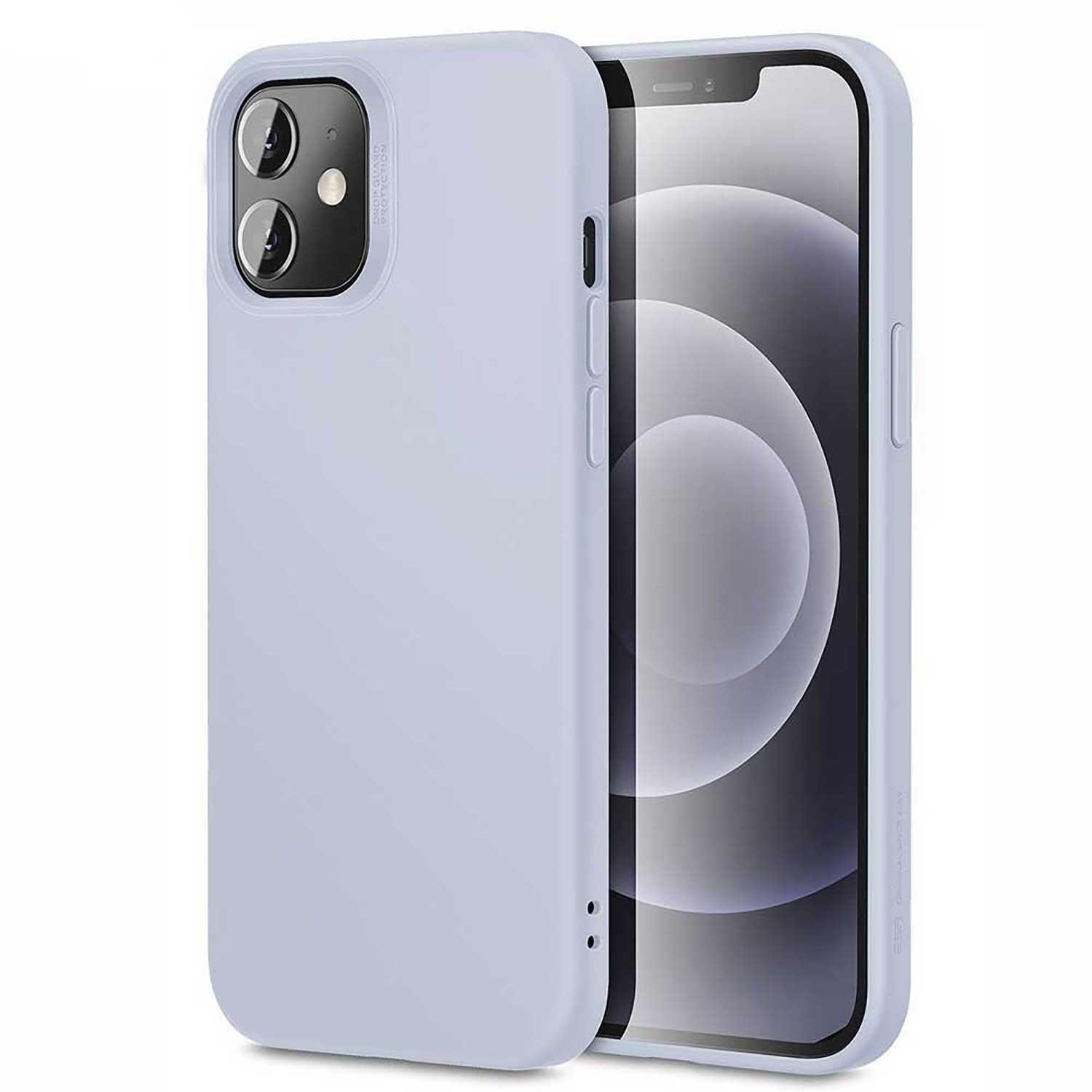 Funda Esr Cloud color Violeta Pastel para iPhone 12 y 12 Pro Clover