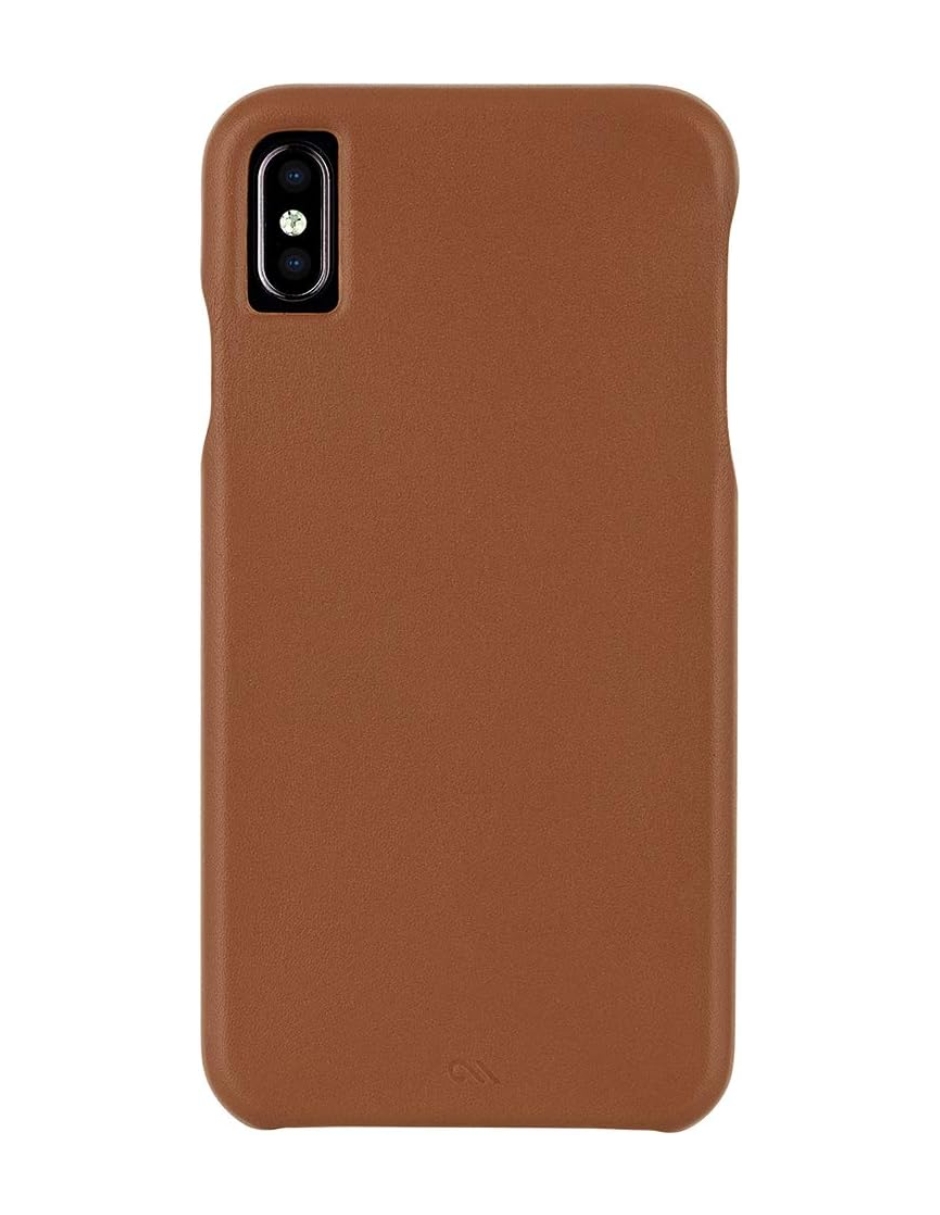 Foto 2 pulgar | Funda Para Iphone Xs Max De Piel Case-mate Barely Color Café