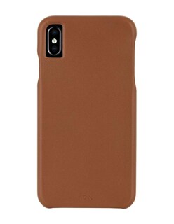 Foto 1 | Funda Para Iphone Xs Max De Piel Case-mate Barely Color Café