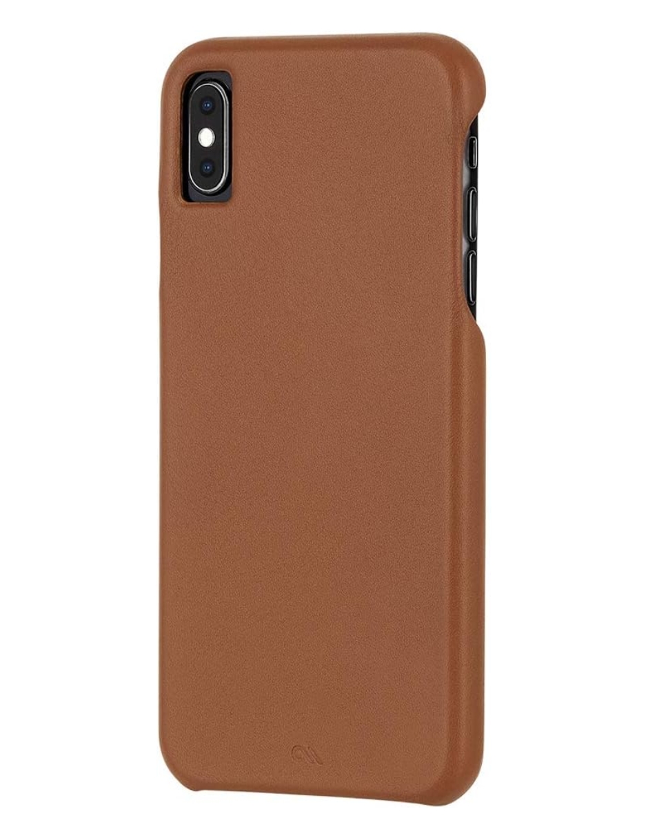 Foto 3 pulgar | Funda Para Iphone Xs Max De Piel Case-mate Barely Color Café