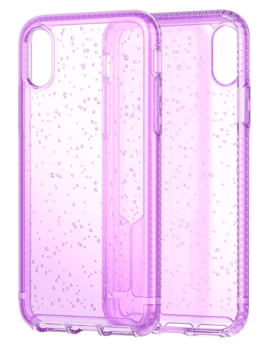 Foto 4 pulgar | Funda Para Celular Iphone Xr Tech21 Pure Soda Silicón Color Morado