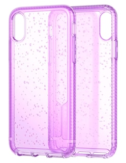 Foto 3 | Funda Para Celular Iphone Xr Tech21 Pure Soda Silicón Color Morado
