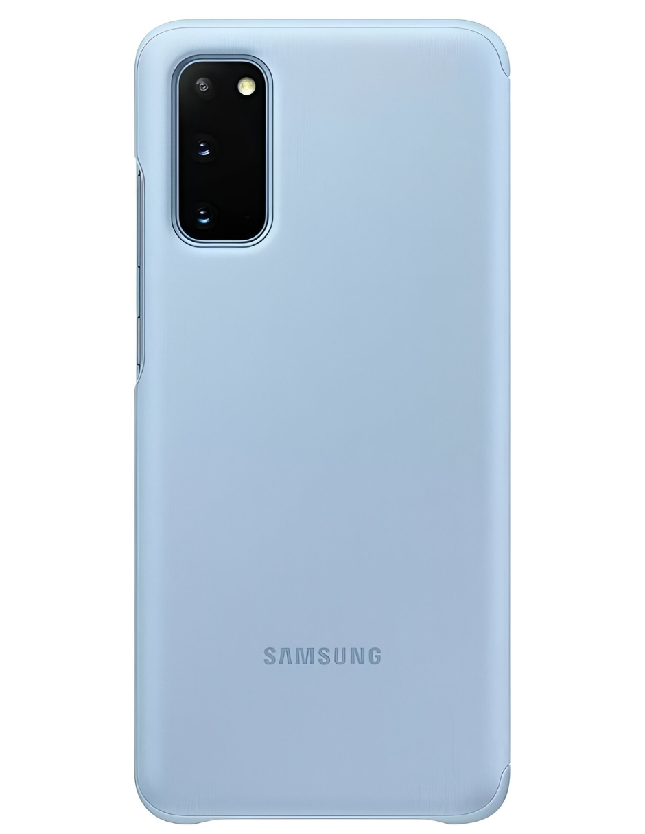 Funda Para Celular Samsung Galaxy S20 Clearview Cover Color Azul