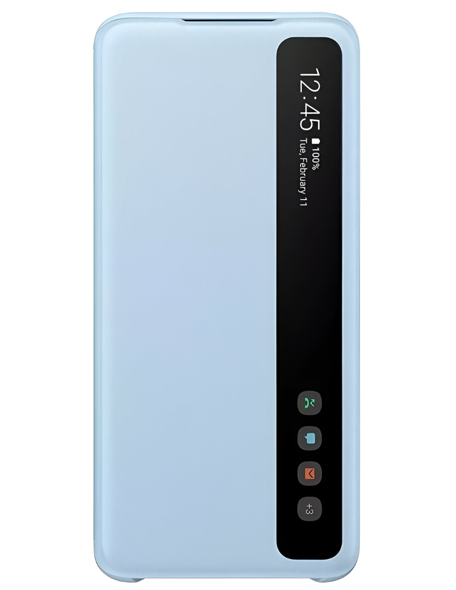 Foto 4 pulgar | Funda Para Celular Samsung Galaxy S20 Clearview Cover Color Azul