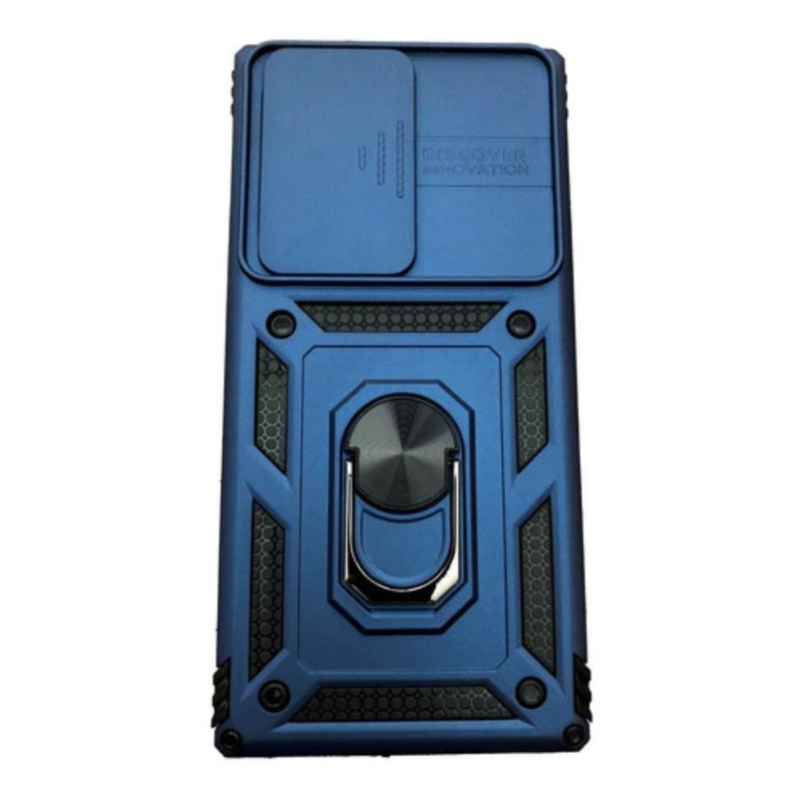 Foto 2 pulgar | Funda Antichoque Armor Anilla Para Samsung A73, Color Azul Oscuro. - Venta Internacional.