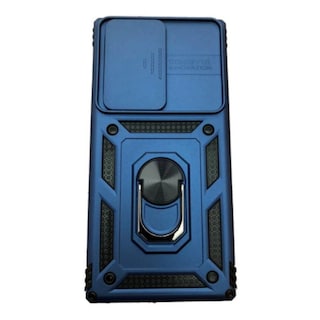 Foto 1 | Funda Antichoque Armor Anilla Para Samsung A73, Color Azul Oscuro. - Venta Internacional.