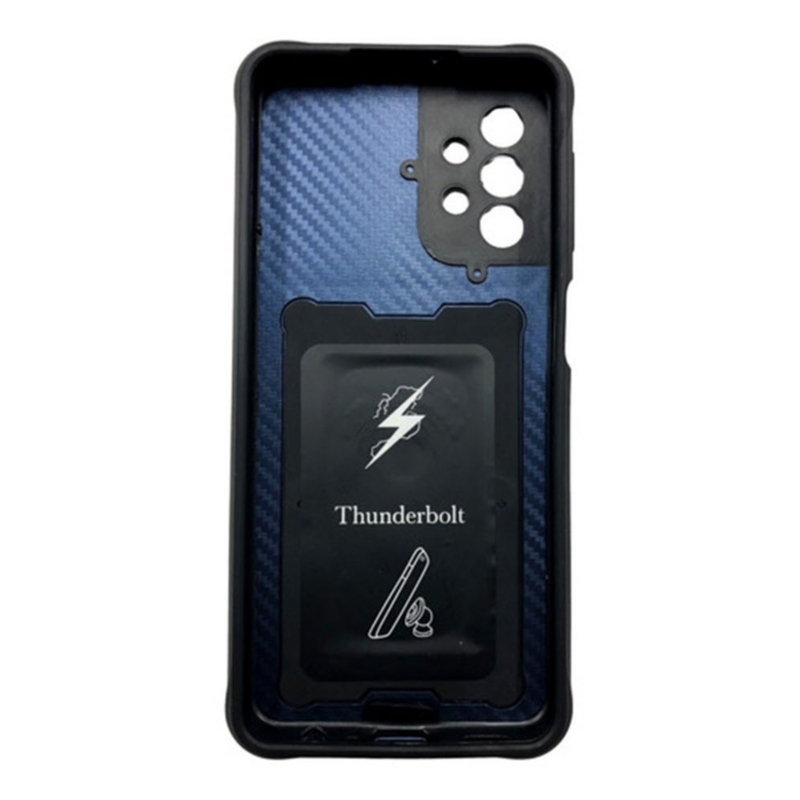 Foto 3 pulgar | Funda Antichoque Armor Anilla Para Samsung A73, Color Azul Oscuro. - Venta Internacional.