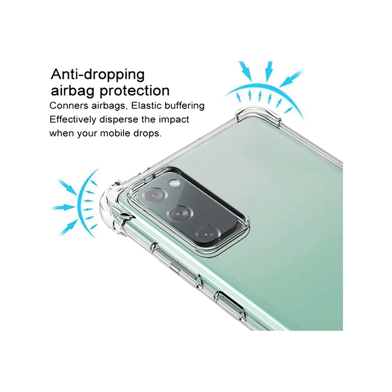 Foto 4 pulgar | Funda Para Samsung S20 Fe Transparente Reforzada - Venta Internacional.