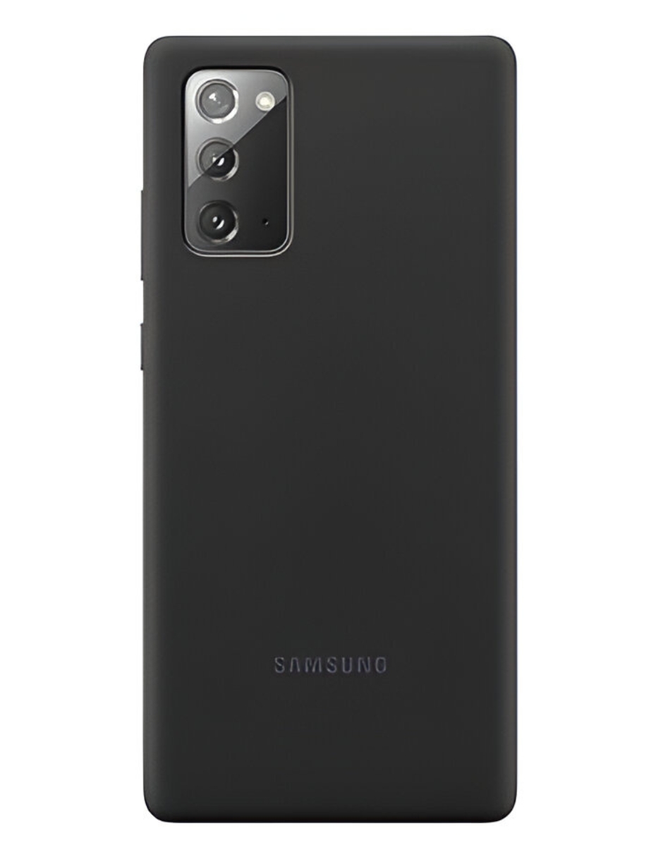 Foto 2 pulgar | Funda Para Celular Samsung Galaxy Note 20 Silicon Cover Color Negro