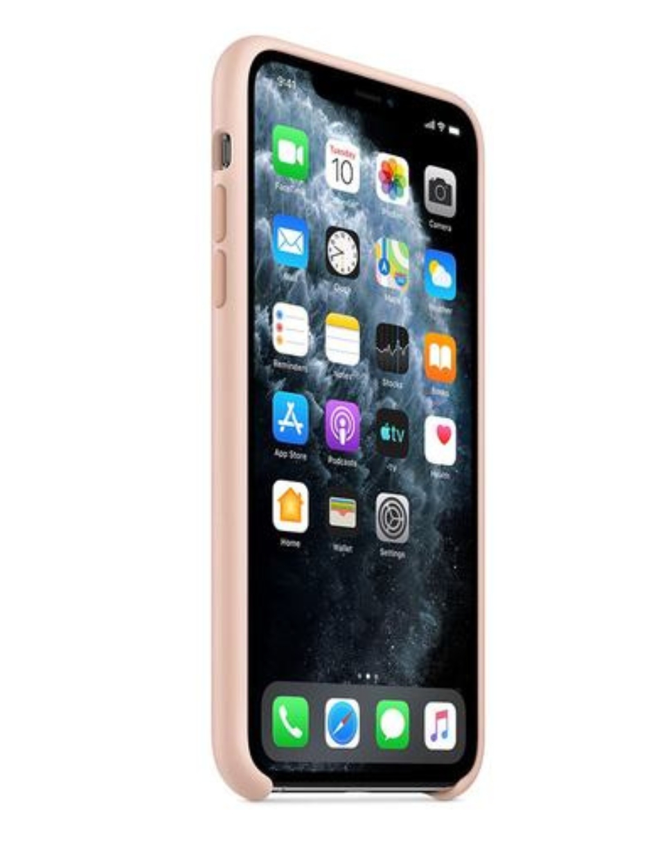 Foto 4 pulgar | Funda Para Celular Iphone 11 Pro Max Apple De Silicón Color Rosa