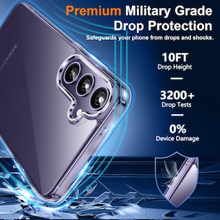 Foto 5 | Funda De Teléfono Spidercase Para Samsung Galaxy S24 Plus Clear - Venta Internacional.