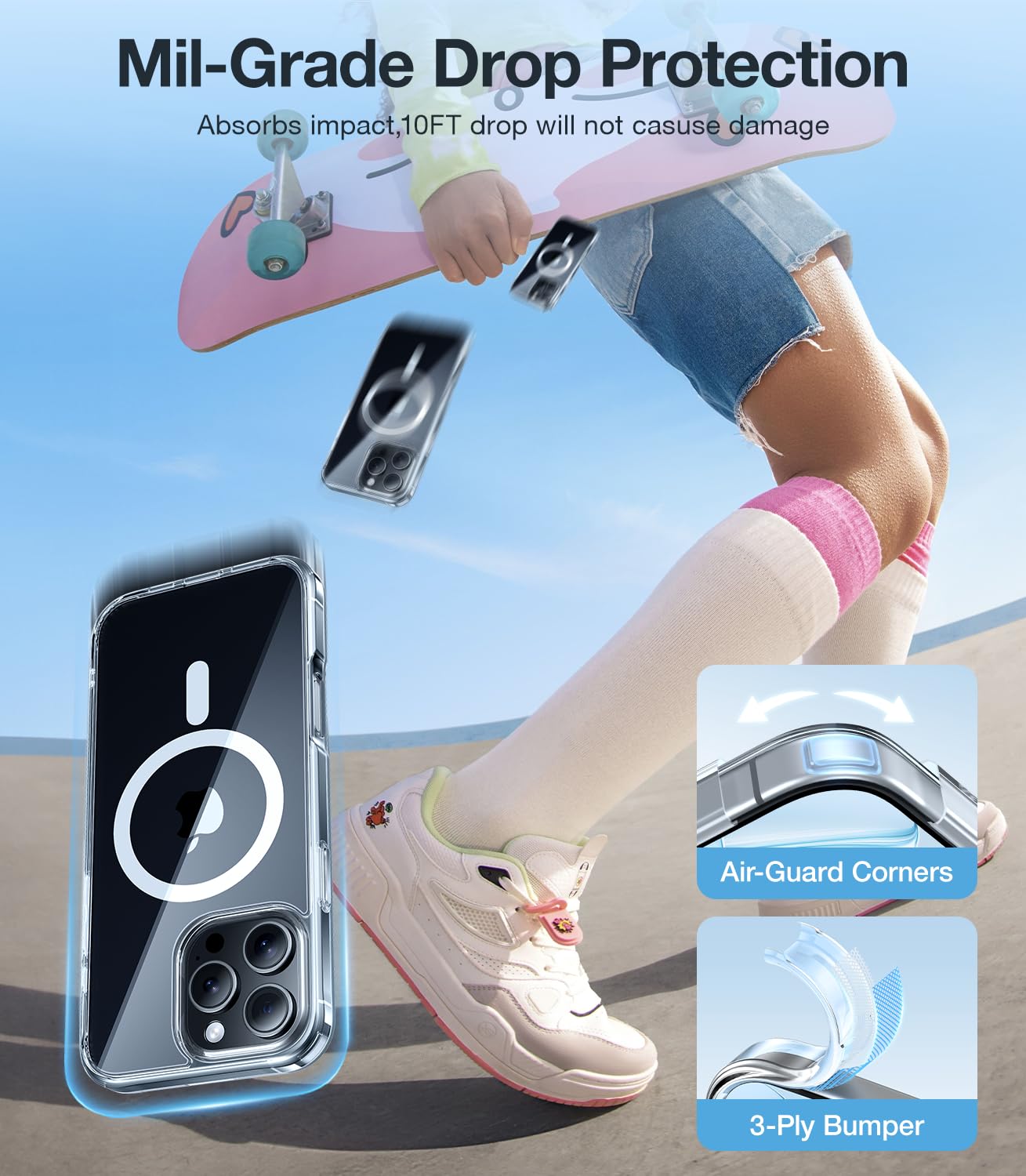Foto 6 pulgar | Funda Magnética Meifigno Para Iphone 16 Pro Max Con Accesorios - Venta Internacional.