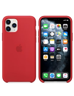 Foto 3 | Funda Para Celular Iphone 11 Pro Apple De Silicón Color Rojo