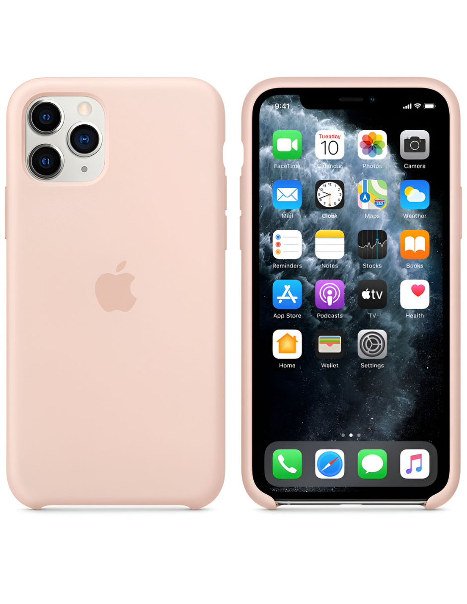 Foto 3 pulgar | Funda Para Celular Iphone 11 Pro Apple De Silicón Color Rosa