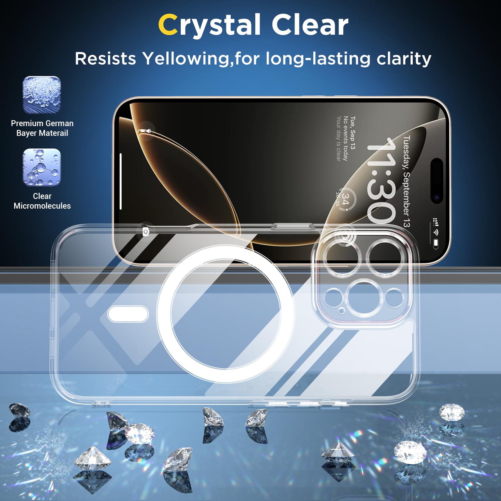 Foto 5 pulgar | Funda De Teléfono Spidercase Para Iphone 16 Pro De 6.3 Pulgadas Con Protector De Pantalla - Venta Internacional.