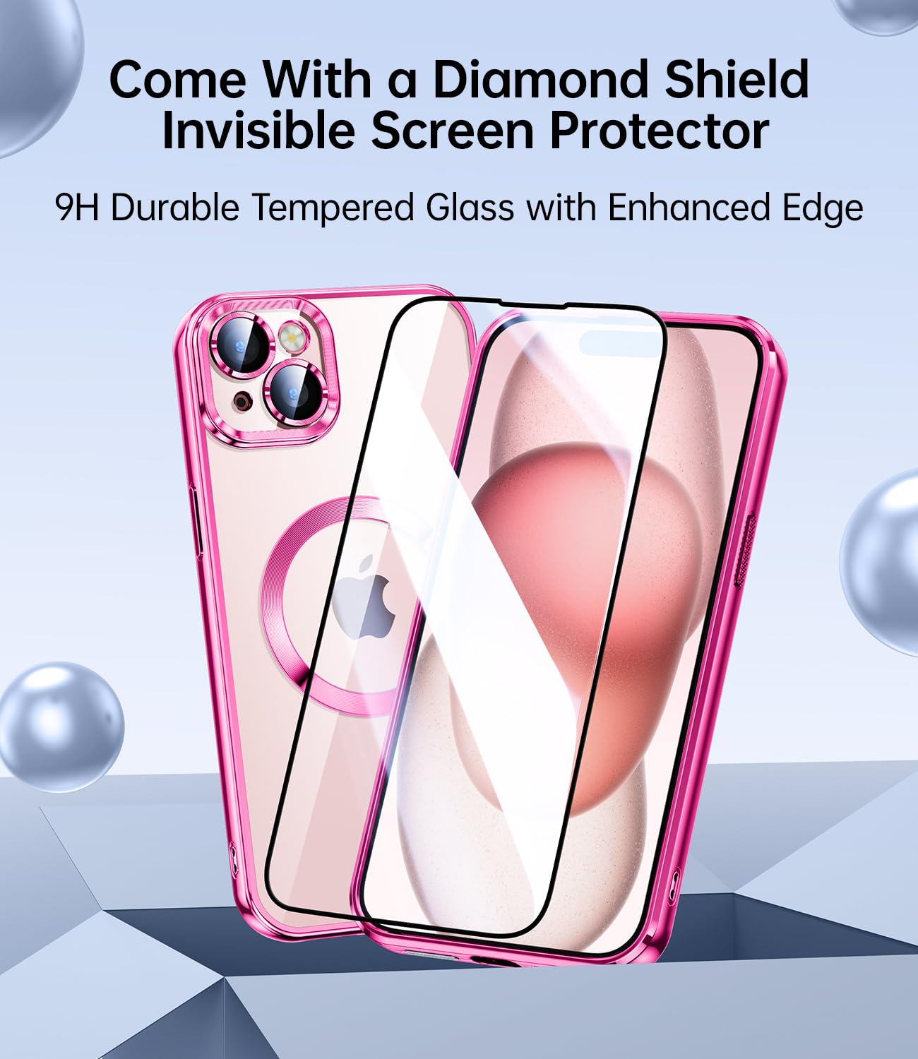 Foto 3 pulgar | Funda Magnética Jueshituo Para Iphone 15 Plus Barbie Pink - Venta Internacional.